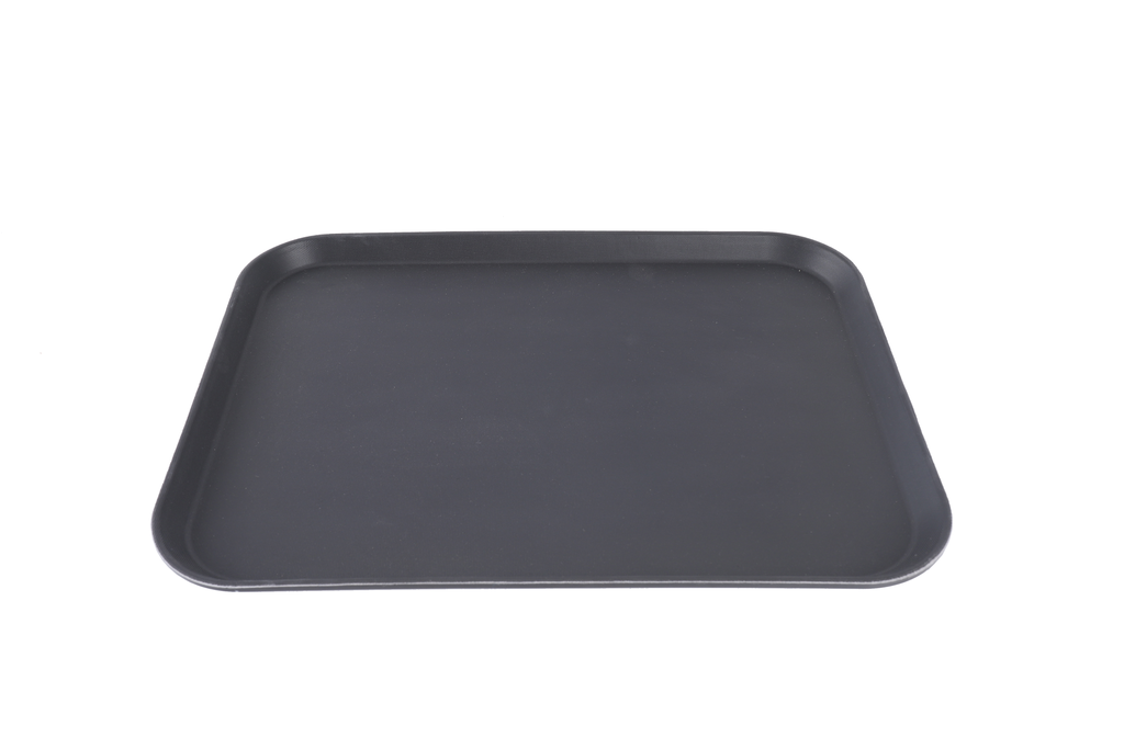 [PE6915] FG Anti-skid | Black Rectangular Salver (Serving Tray) 14x18in