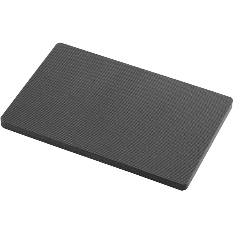 [HD4530-2.5-Black] Chopping Board Rectangular Black 12x18x1in